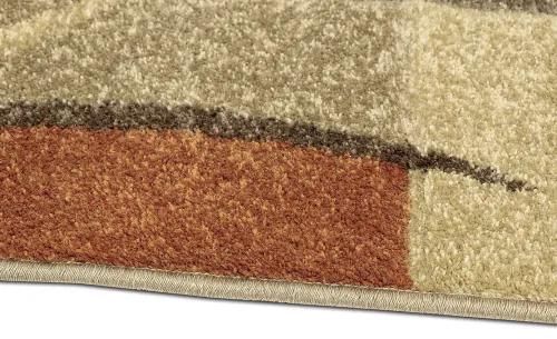 Koberce Breno Kusový koberec PORTLAND 3064/AY3J, hnedá, viacfarebná,133 x 190 cm