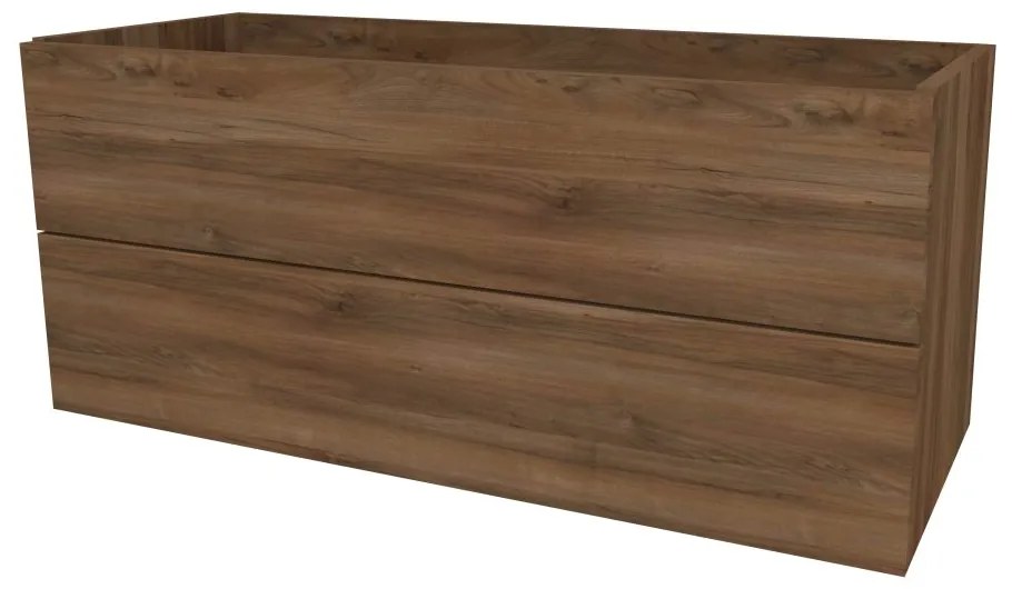 Mereo, Mereo Aira, kúpeľňová skrinka 121 cm, Multidecor, Orech Pacifik tabákový, MER-CN793SOPT2
