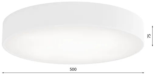 LED Stropné svietidlo CLEO LED/69W/230V 3000K pr. 50 cm biela