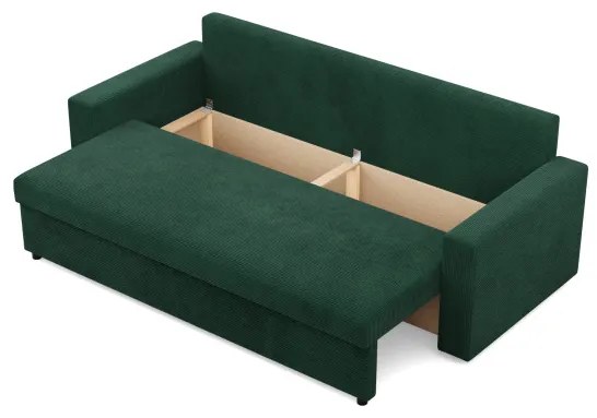 Trojmiestna rozkladacia sedačka NEO Poso fľaškovo zelená