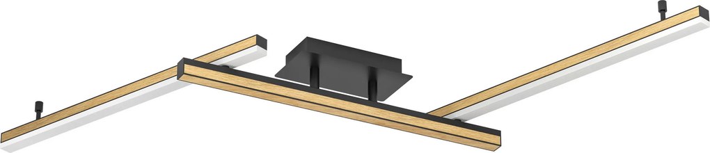 XXXLutz STROPNÉ LED SVIETIDLO, 180/11/11 cm Eglo - Online Only bytové doplnky - 003348322902