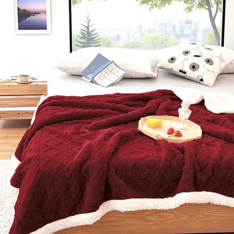 Hrejivá barančeková deka Homa KOBELA WINE