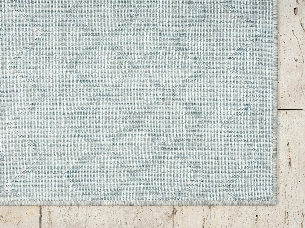 Kusový koberec Illusio grey – na von aj na doma, 160x230, modrá, chodba / predsieň, My Flair