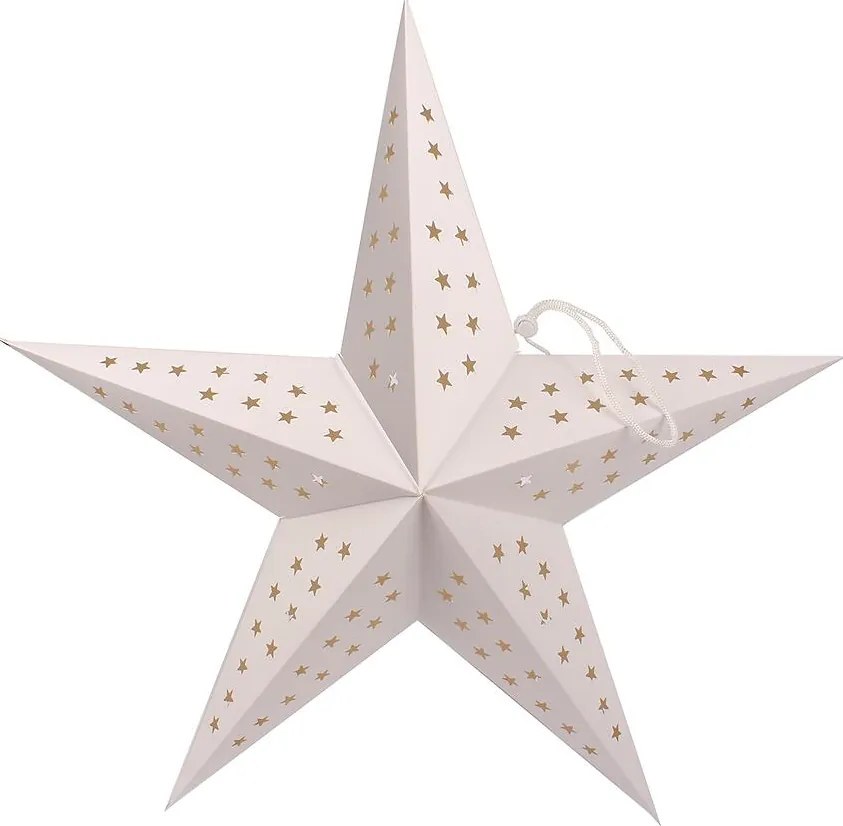 Hviezda na zavesenie priemer 60 cm 10 led mix 47379