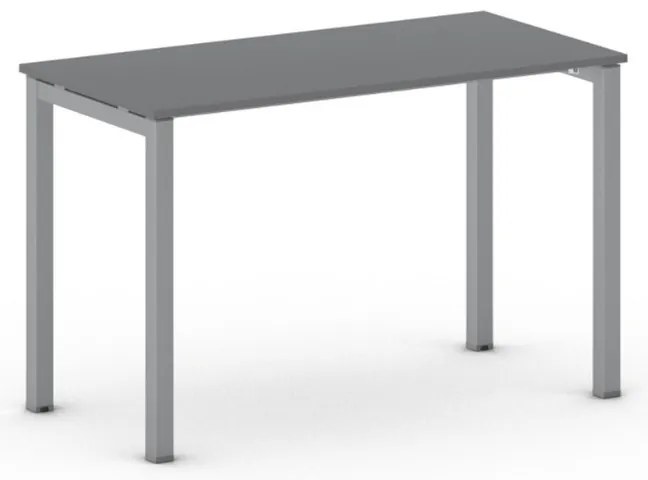 Kancelársky stôl METAL 120x60 cm, grafit
