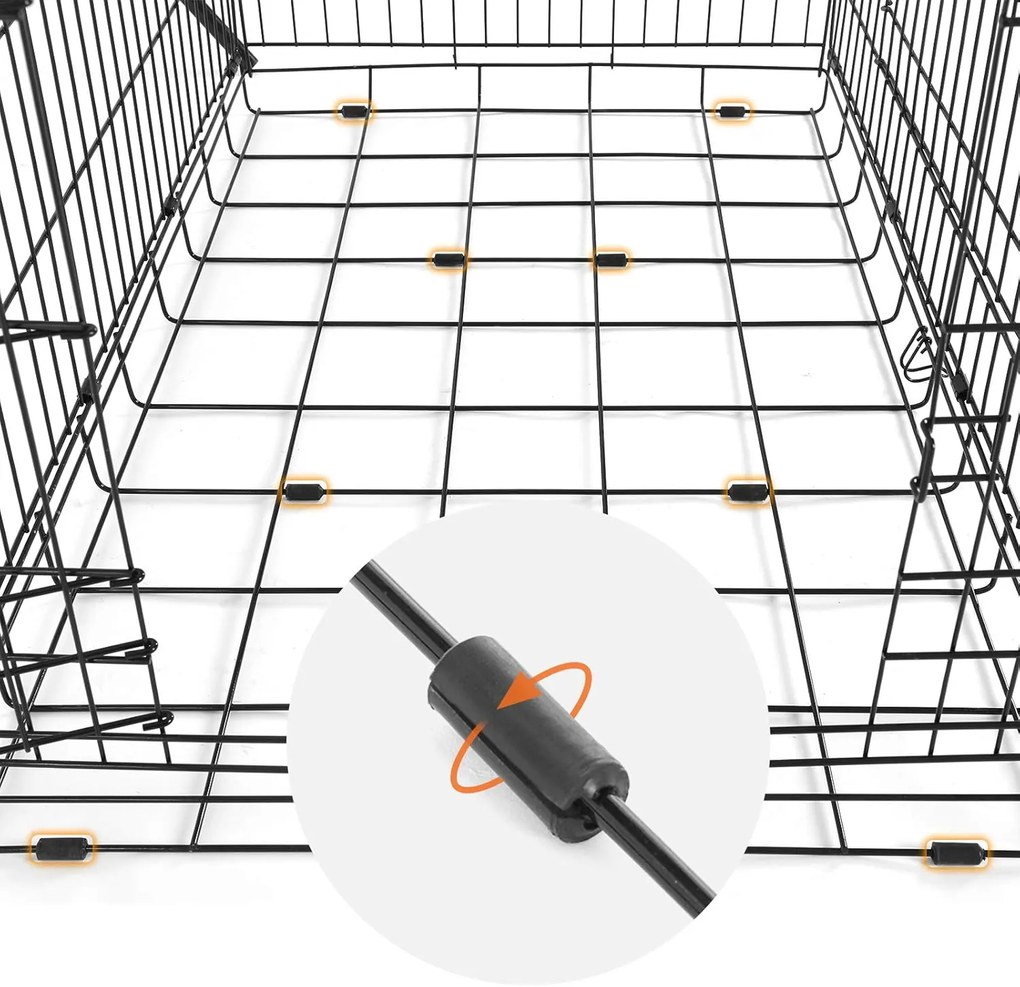 Přepravní klec pro zvířata Diplo L 122 cm černá