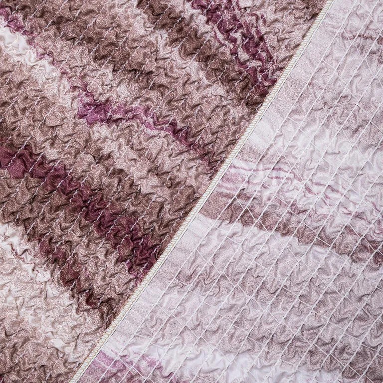 Bielastické poťahy OCEANO NOVÉ hnedo-vínové stoličky s operadlom 2 ks (45 x 45 x 50 cm)