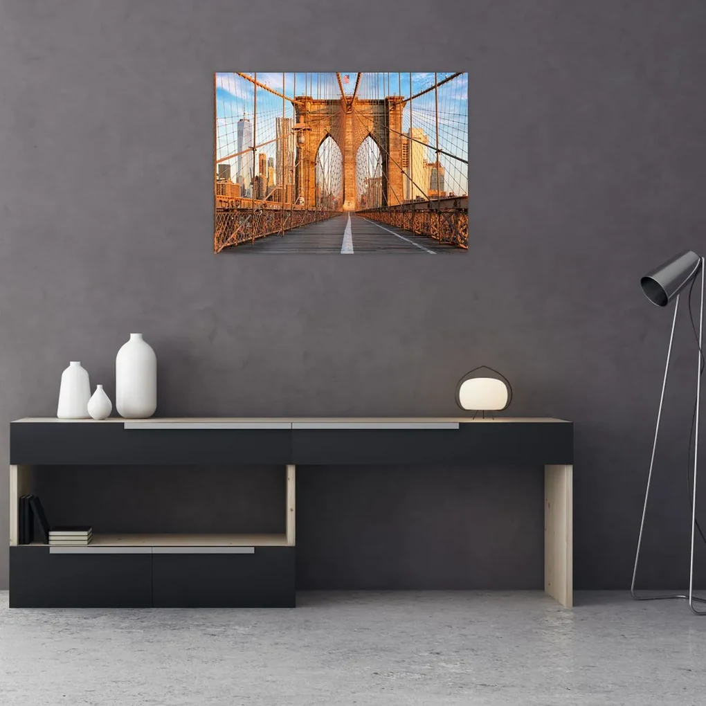Obraz - Brooklynský most (70x50 cm)