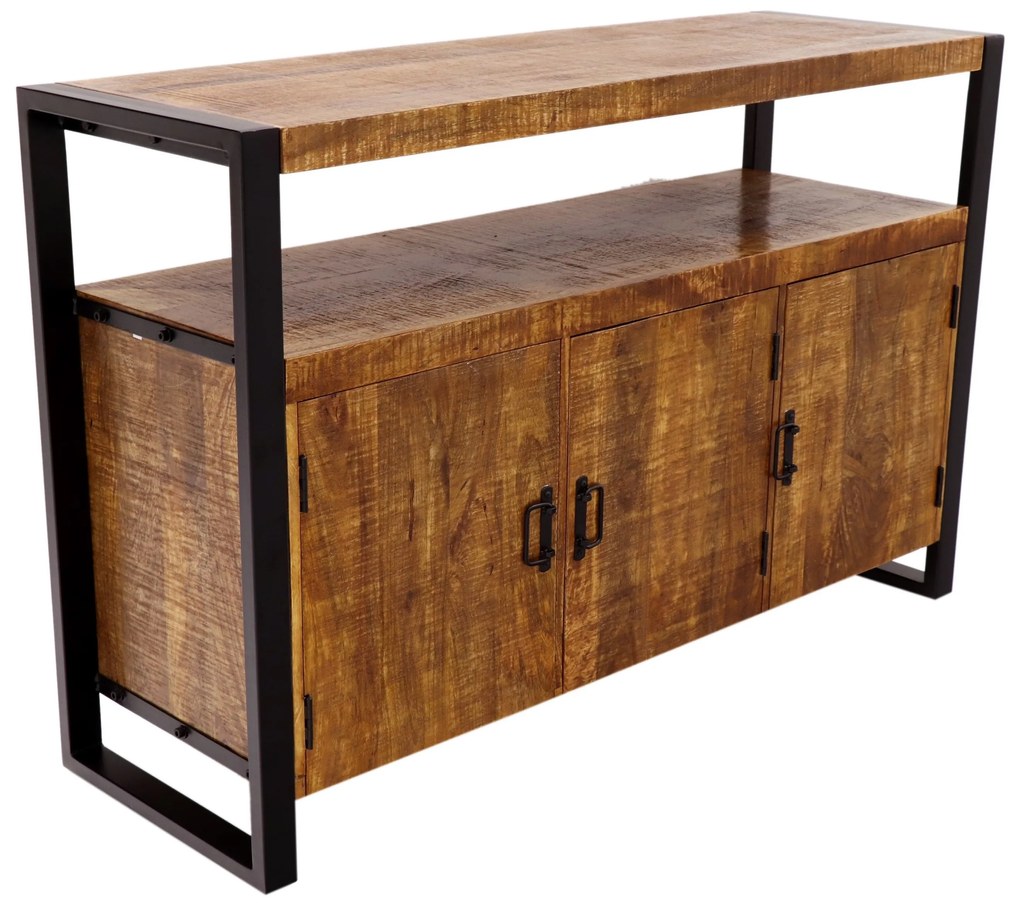 furniture-nabytek.cz - Rustikálna komoda z mangového dreva 140x90x45