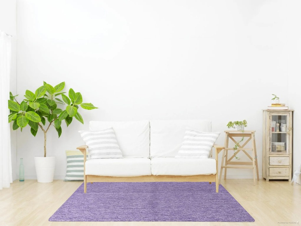 Oriental Weavers, Prateľný behúň Laos 224x, 120x160, fialová, chodba / predsieň