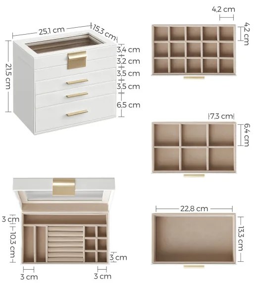 Šperkovnica JBC161W01