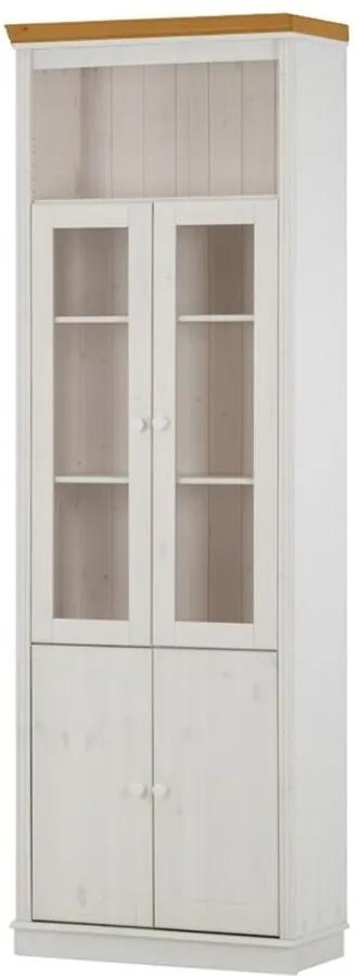 Biele dvere k vitríne z borovicového dreva Støraa Annabelle