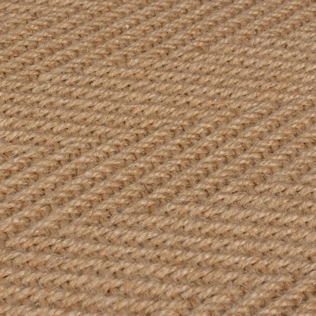Flair Rugs, Kusový koberec Herringbone Border Kira Red, 200x290, béžová, chodba / predsieň