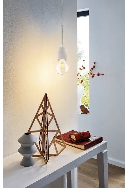 Eglo 32531 - Luster na lanku YORTH 1xE27/60W/230V