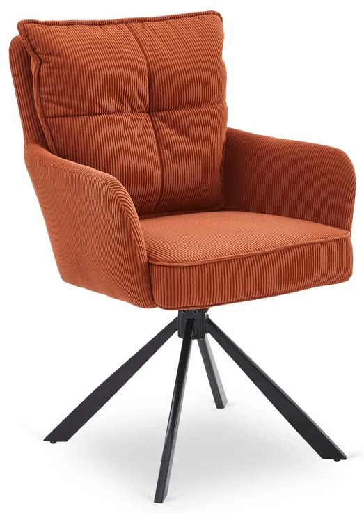 Otočná stolička MAGNUS ryšavá