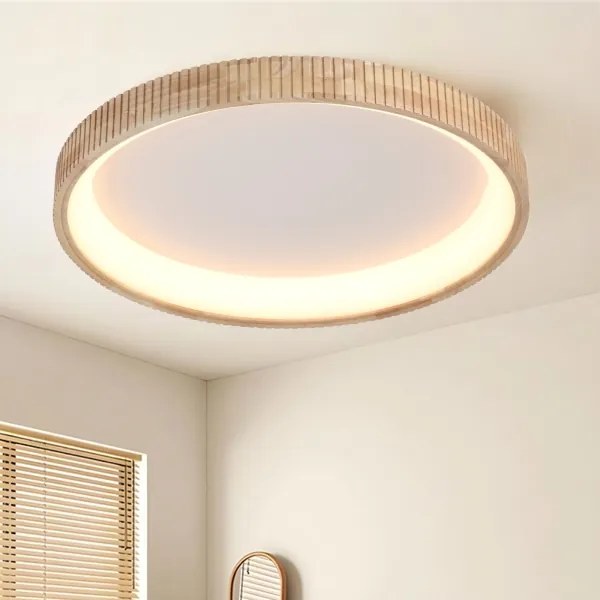 Brilagi - LED stropné svietidlo FALCON WOOD MODERN LED/60W/230V priemer 80 cm, drevené prevedenie