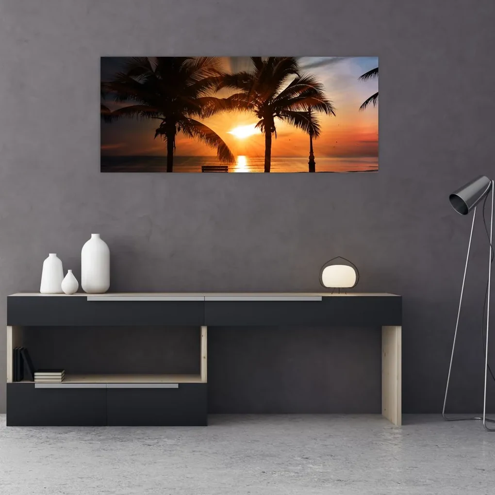 Obraz - Výhľad na more (120x50 cm)