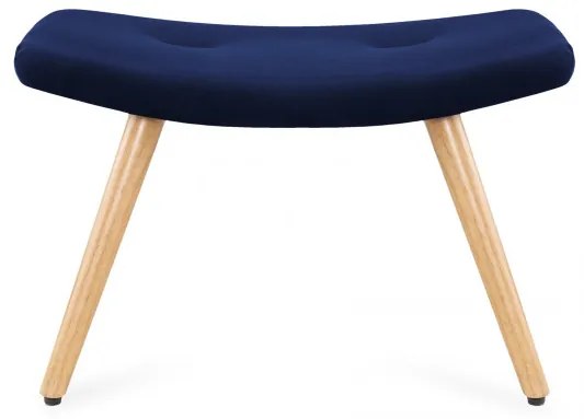 Podnožka MOSS zamatová granátová 939208