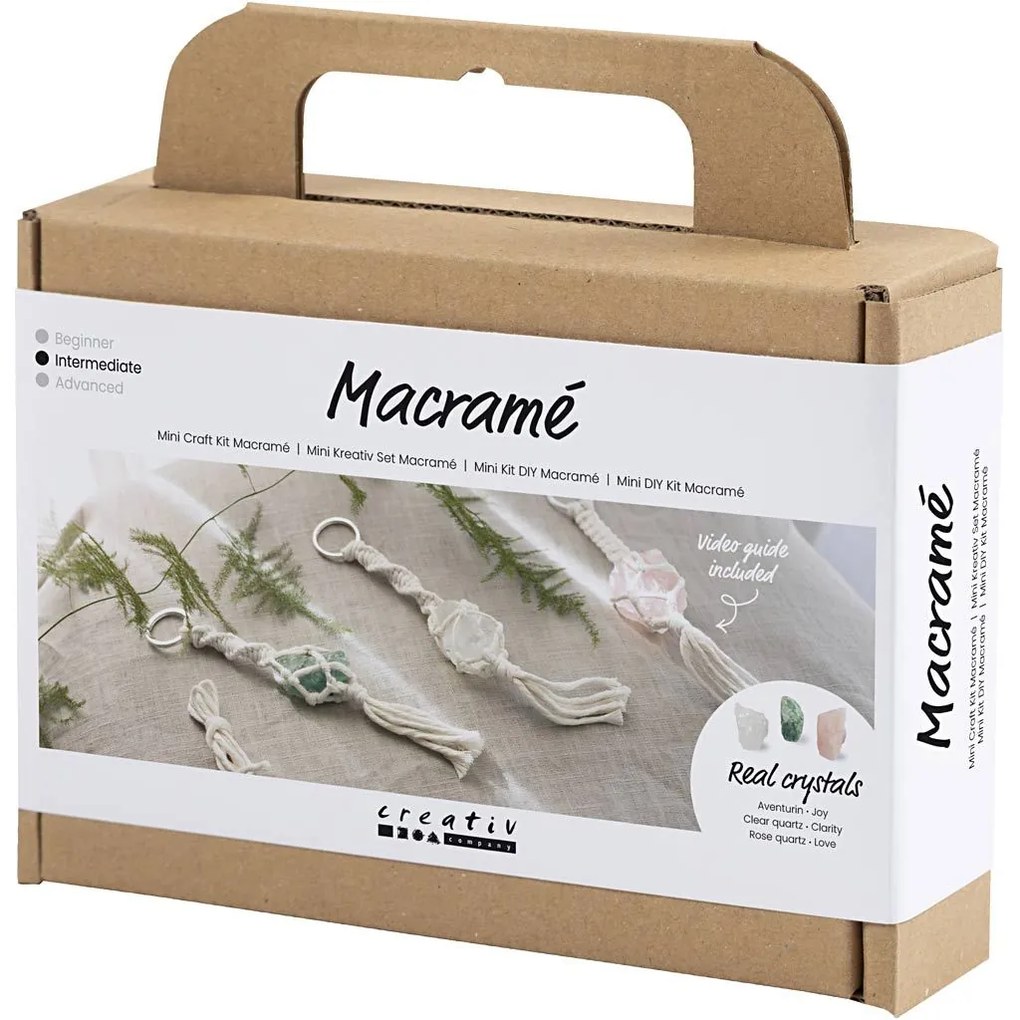 Kreatívna sada Mini Craft Kit Macramé Key Rings