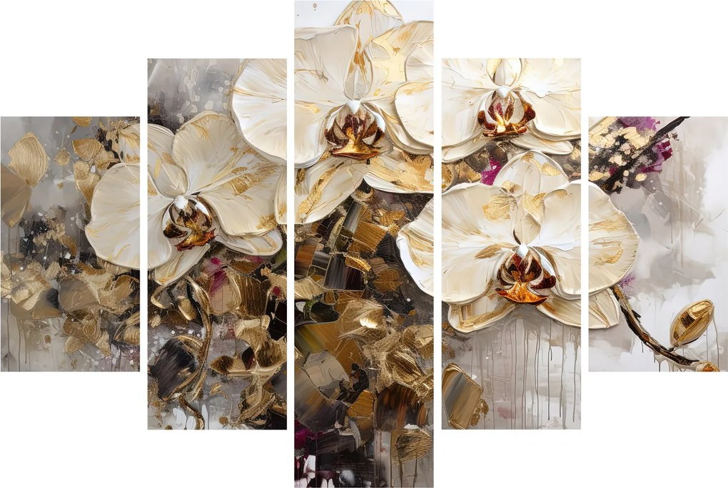 Obraz - Orchidey (150x105 cm)