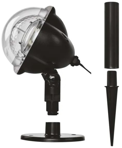 LED Vianočný vonkajší projektor LED/4W/230V IP44 biela