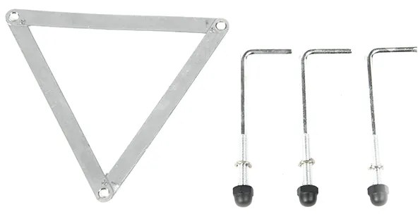 Rustikálna vonkajšia lampa čierna 3-svetlo IP44 - Guardado