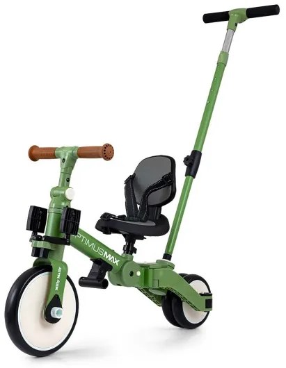 Detská trojkolka Optimus Max 5v1 zelená