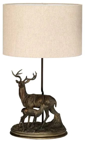 Elstead DL-AMELIA-TL - Stolná lampa AMELIA 1xE27/40W/230V bronzová