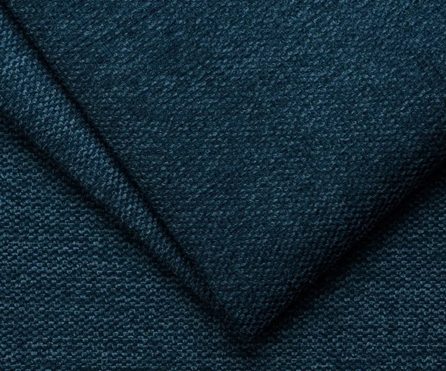 Rohová sedacia súprava Scala, tmavo modrá látka, ľavý roh