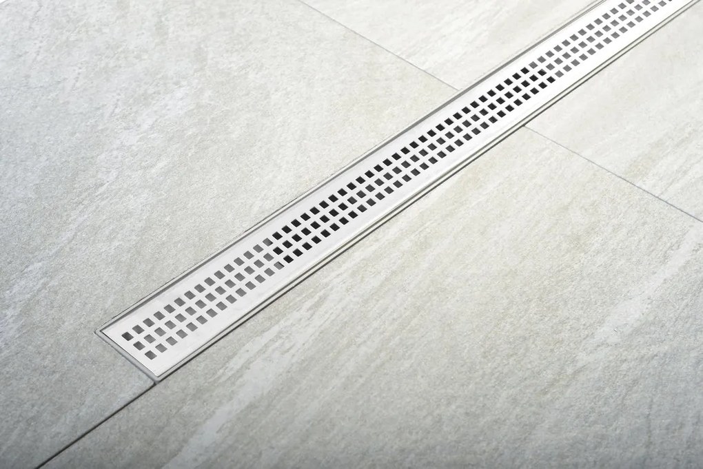 Polysan Polysan, KLAVER sprchový kanálik s nerezovým roštom, superflow, DN50, 710x122x65 mm, 73721