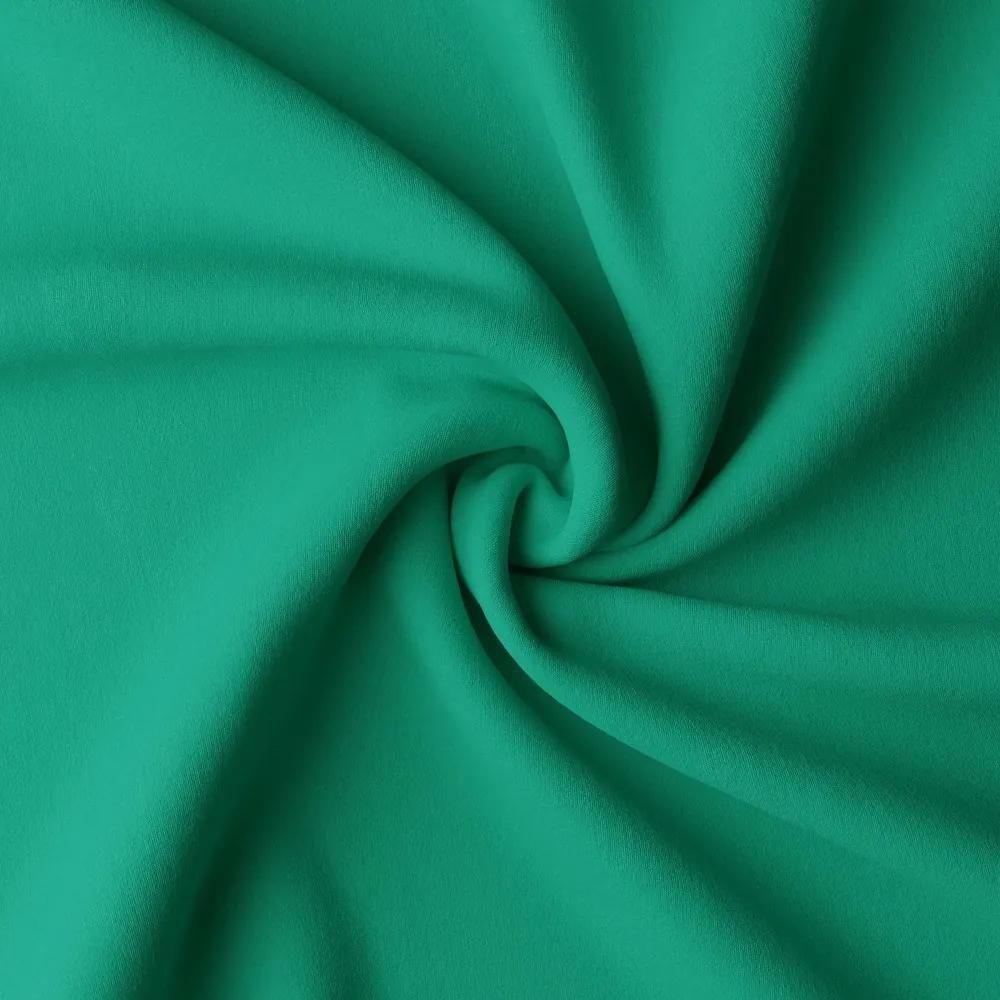 Dekorstudio Jednofarebný záves -  Smaragdovozelený Uchytenie závesu: Dekoračné kolieska