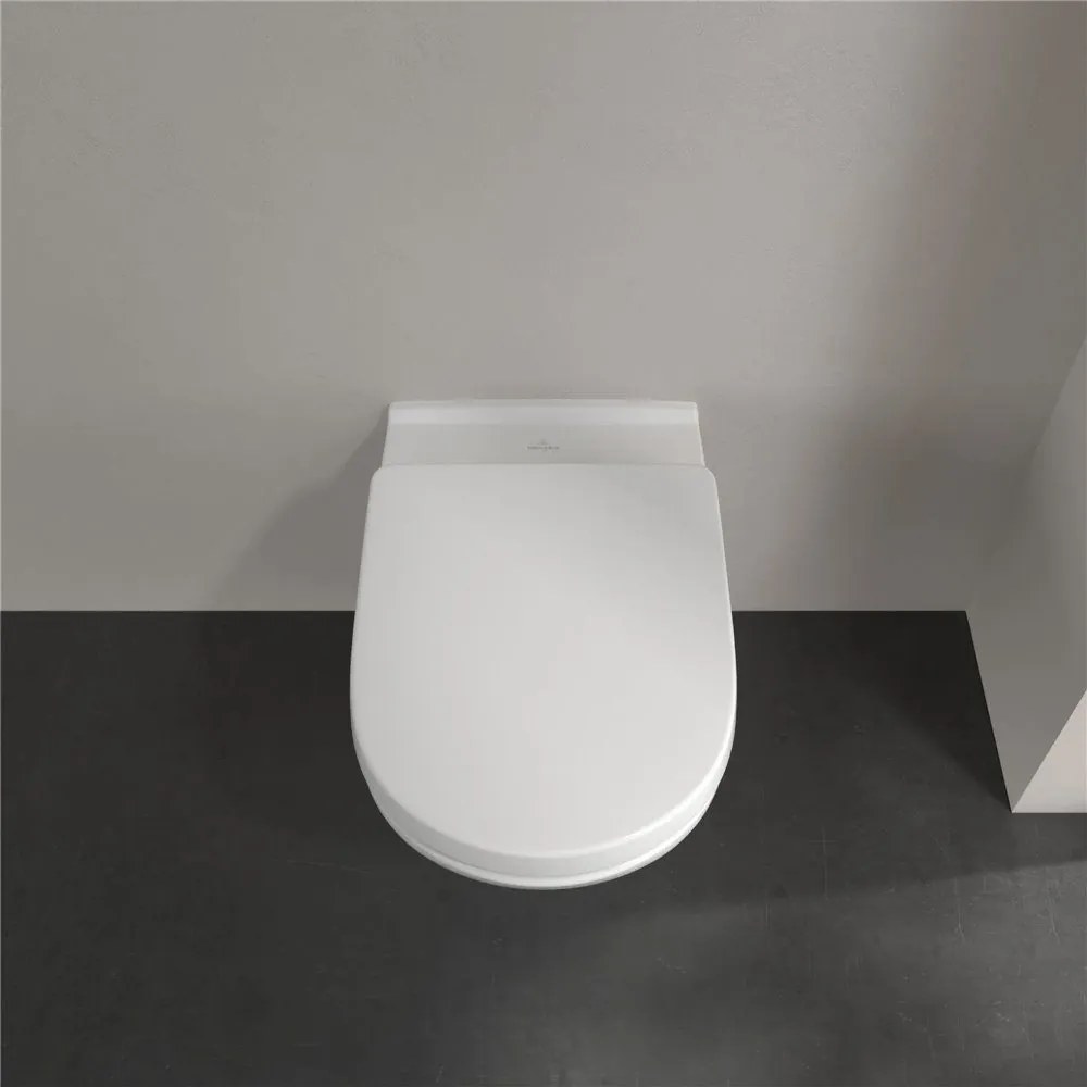 VILLEROY &amp; BOCH O.novo závesné WC s hlbokým splachovaním, 360 x 560 mm, biela alpská, s povrchom CeramicPlus, 566010R1