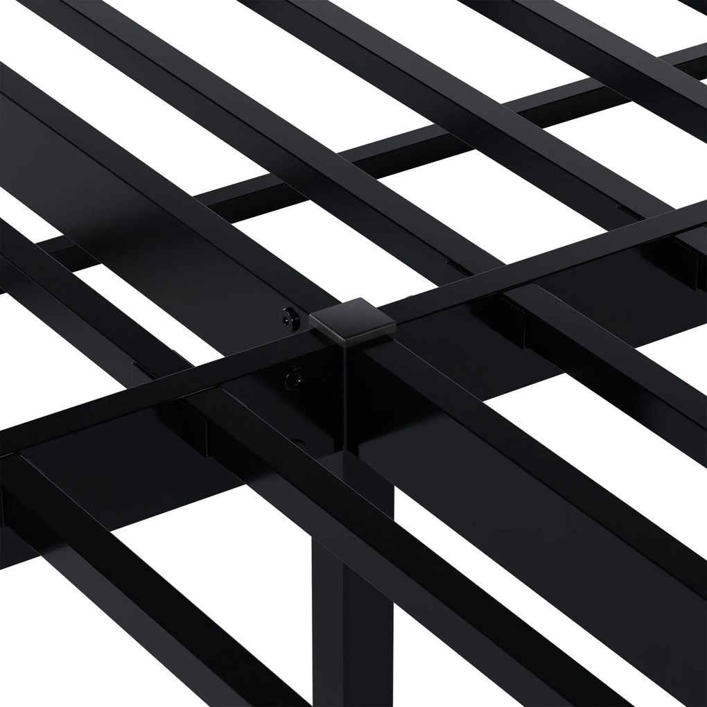 Posteľ Batoni 200x200 - čierna