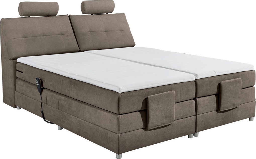 XXXLutz BOXSPRINGOVÁ POSTEĽ, 180/200 cm, hnedá MID.YOU - Online Only spálne - 002220021905