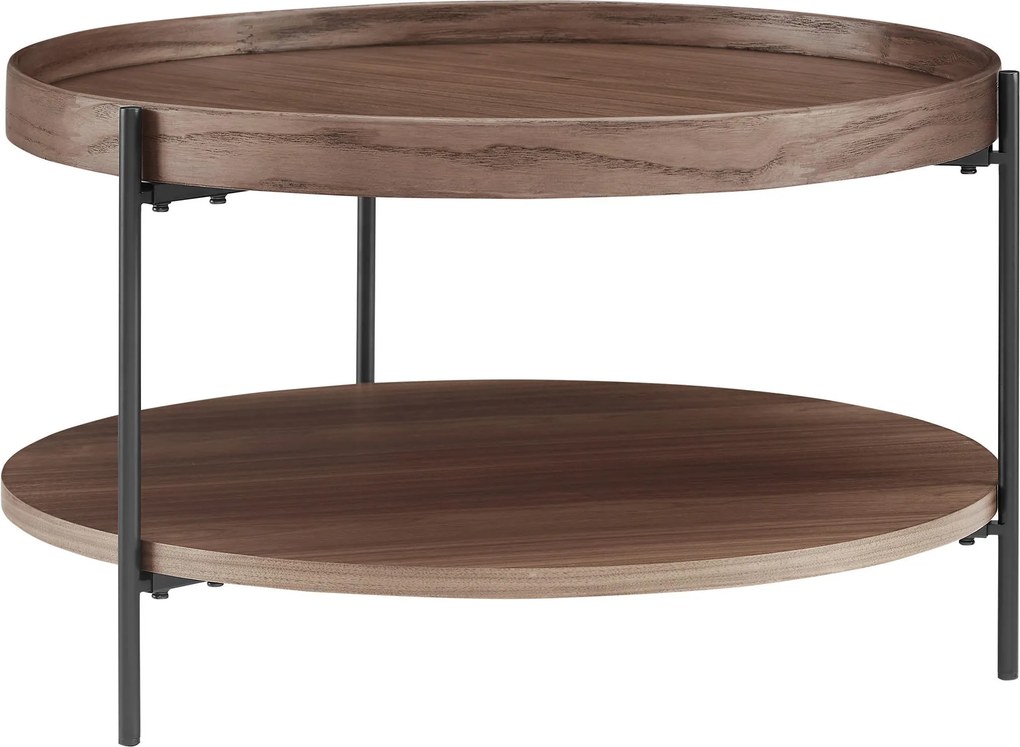 XXXLutz KONFERENČNÝ STOLÍK, farba vlašského orecha, kompozitné drevo, 69/39 cm Livetastic - Stolíky do obývačky - 001769013009