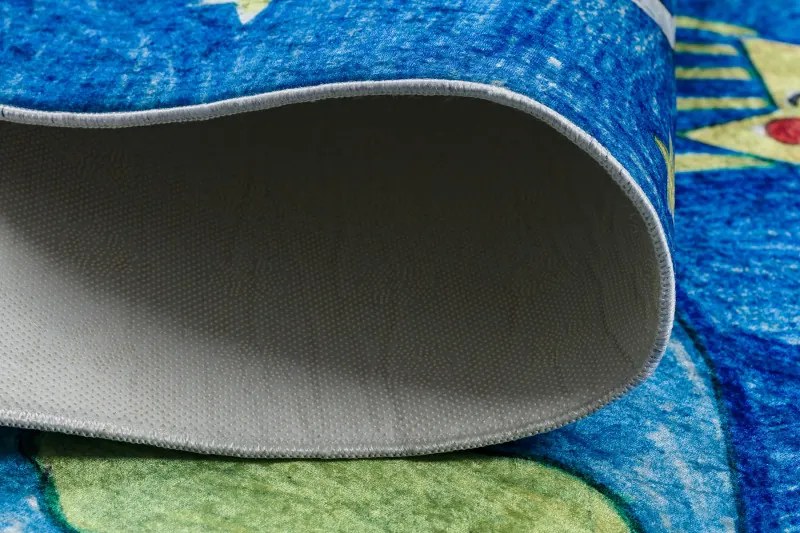 Detský kusový koberec Bambino 2265 Rocket Space blue, 160x220, modrá, detská izba, Dywany Łuszczów