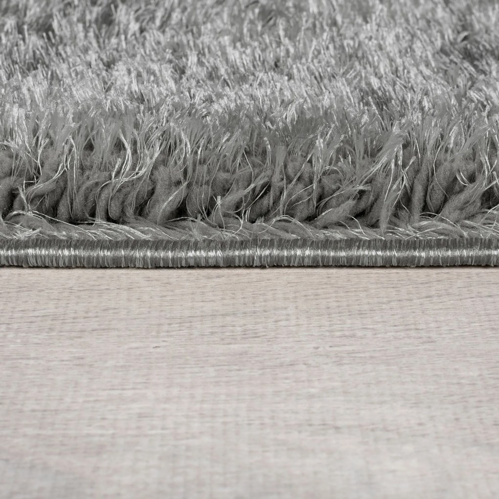 Flair Rugs koberce Kusový koberec Indulgence Velvet Pale Grey - 120x170 cm