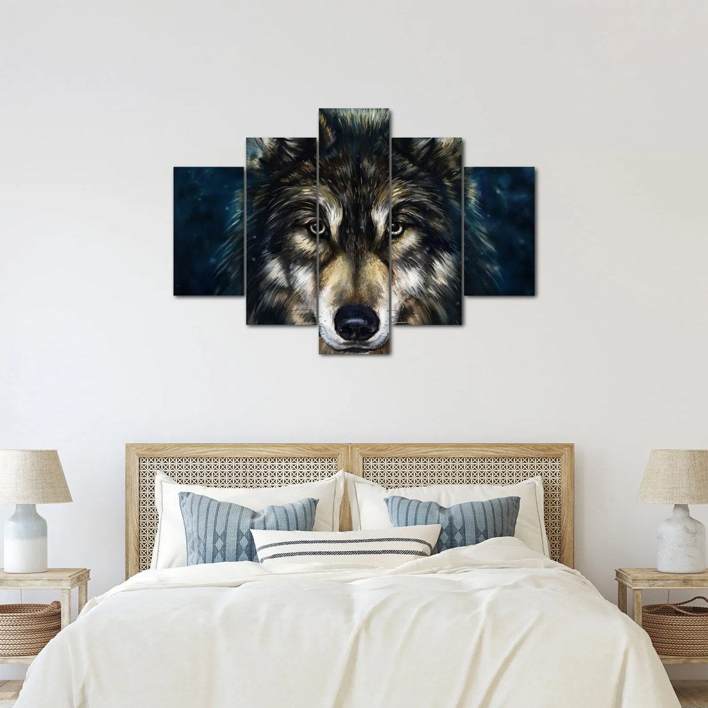Obraz - Vlk (150x105 cm)