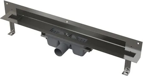 Sprchový žľab Alca 75 cm nerez lesk pro vložení dlažby APZ5-TWIN-750