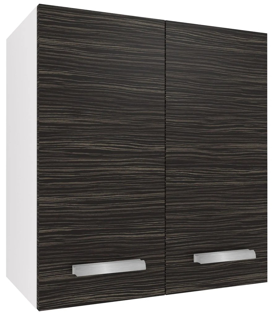 Kuchynská skrinka Belini horná 60 cm eben kráľovský TOR SG2-60/2/WT/HK/0/T