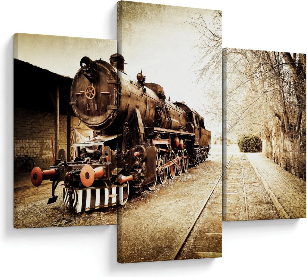 Obraz - Historická lokomotíva (90x60 cm)