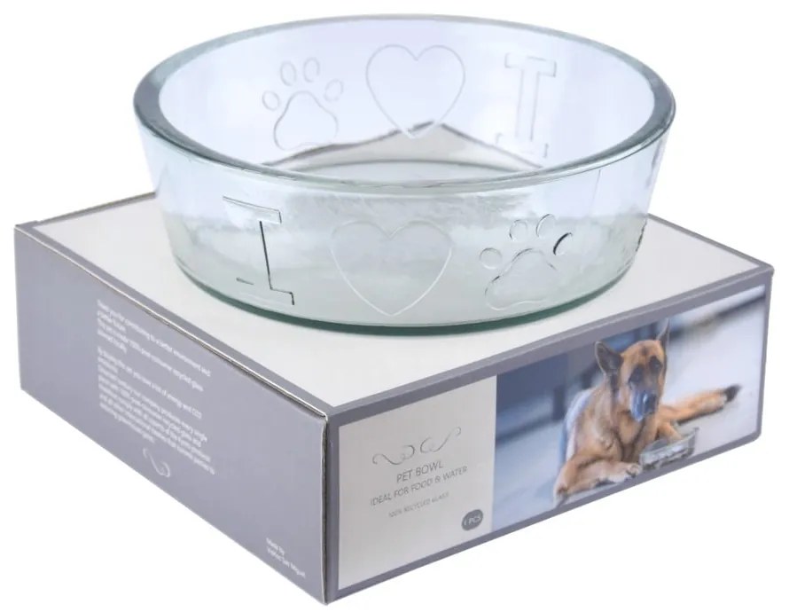 Sklenená miska pre domáceho maznáčika ø 24 cm – Ego Dekor