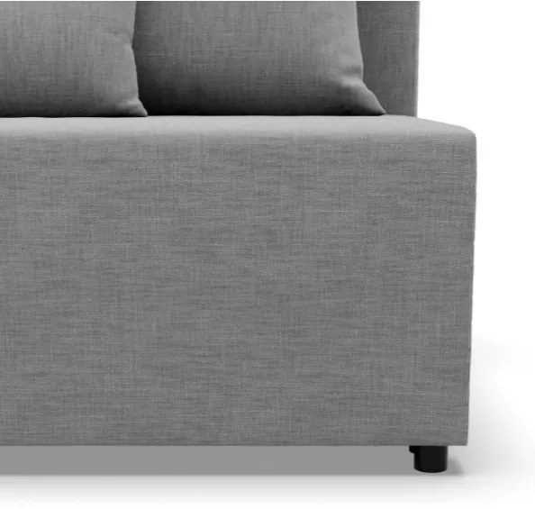 Dvojmiestna pohovka FERMO Lux rozkladacia, sivá