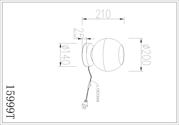 Globo 15999T - Stolná lampa RAGUSA 1xE27/60W/230V