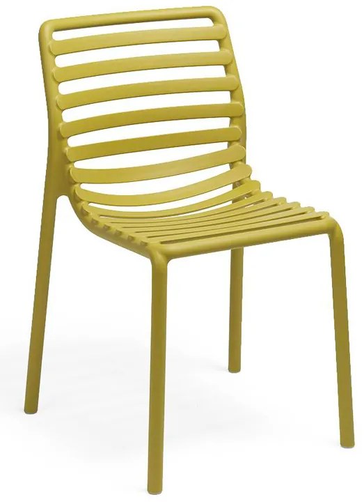 Stima plastová venkovní stolička DOGA Vyberte odtieň ->: Antracite - Čierná