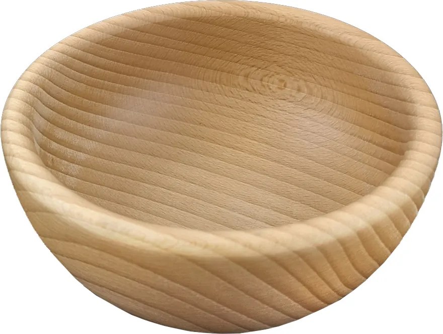 AMADEA Drevená miska, masívne drevo, 14 cm