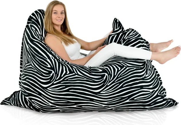 Vankúš na sedenie Zebra