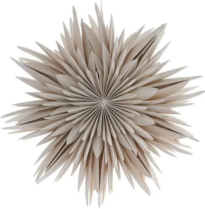 Watt & Veke Závesná svietiaca hviezda Maja Greige 50 cm