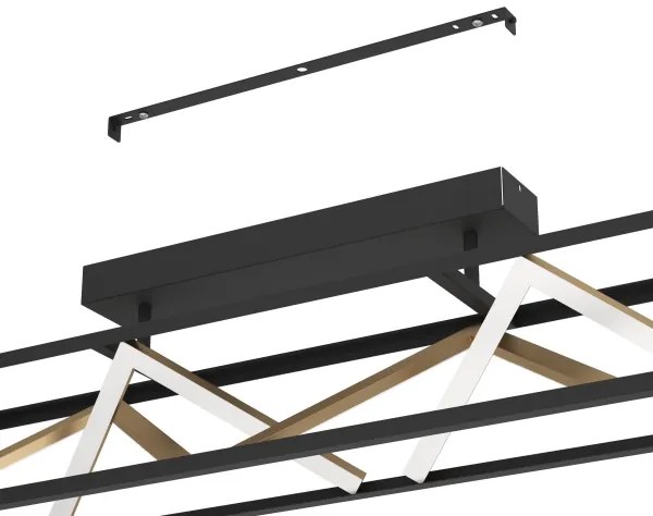 Eglo 390416 - LED Stmievateľný prisadený luster PENELA LED/45W/230V 2700-6500K +DO