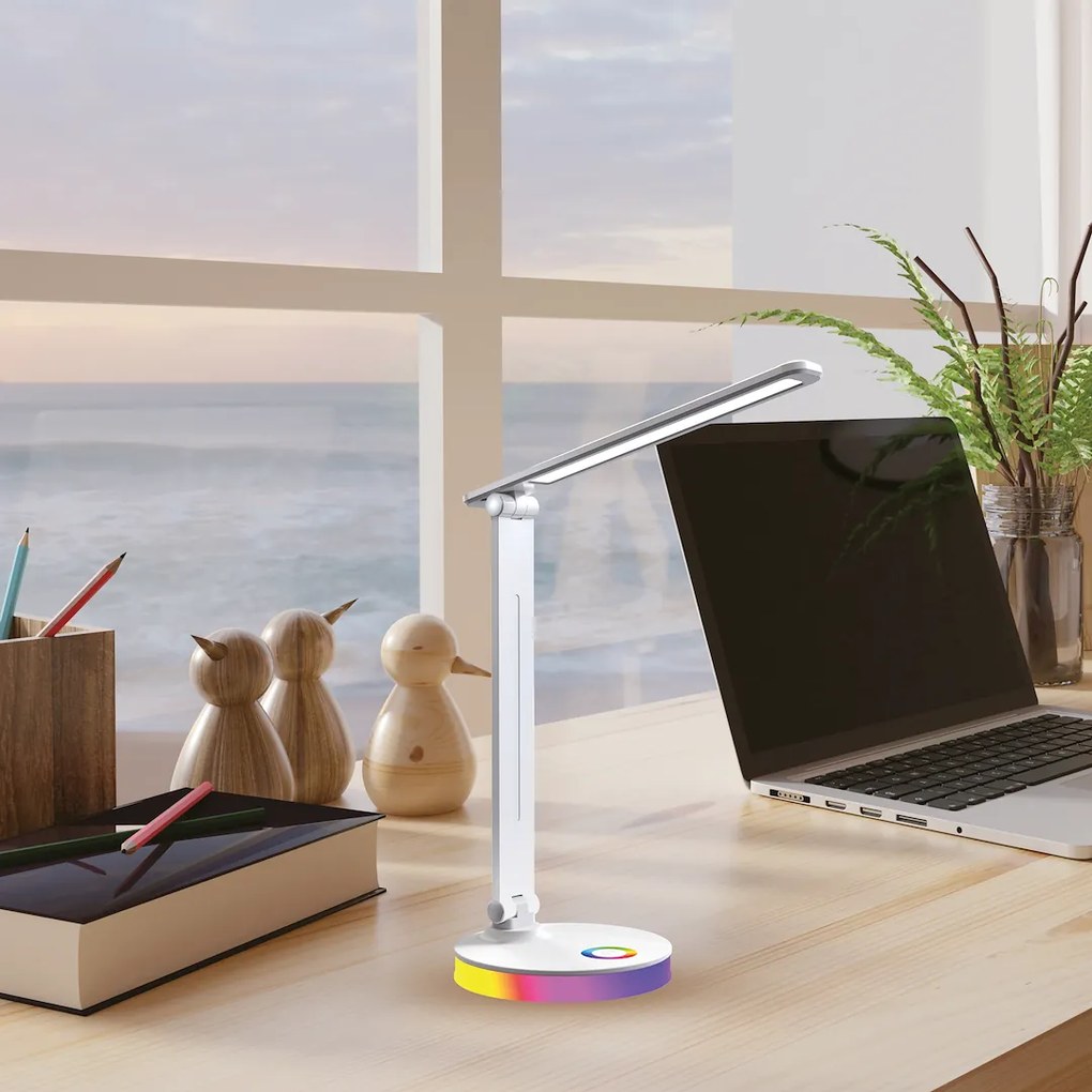 Stolná LED lampa Bruno, 1x LED 5w, 3000-6500k, w, RGB